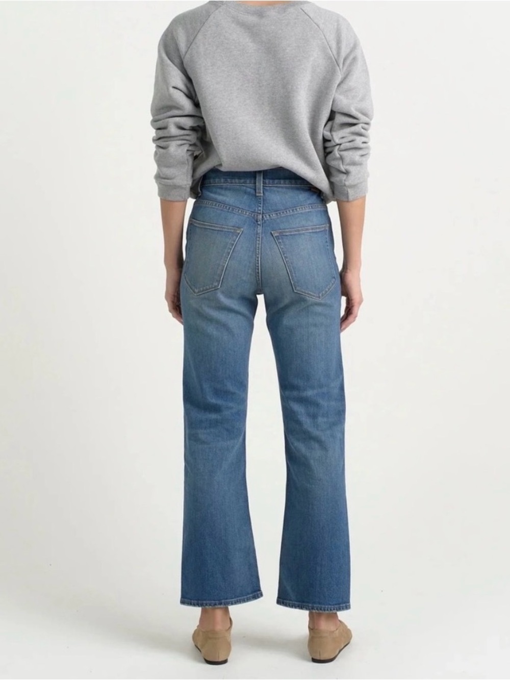 Jamie Haller Kenickie Jeans in Distressed Indigo 24 waist measures 26” - Picture 3 of 9
